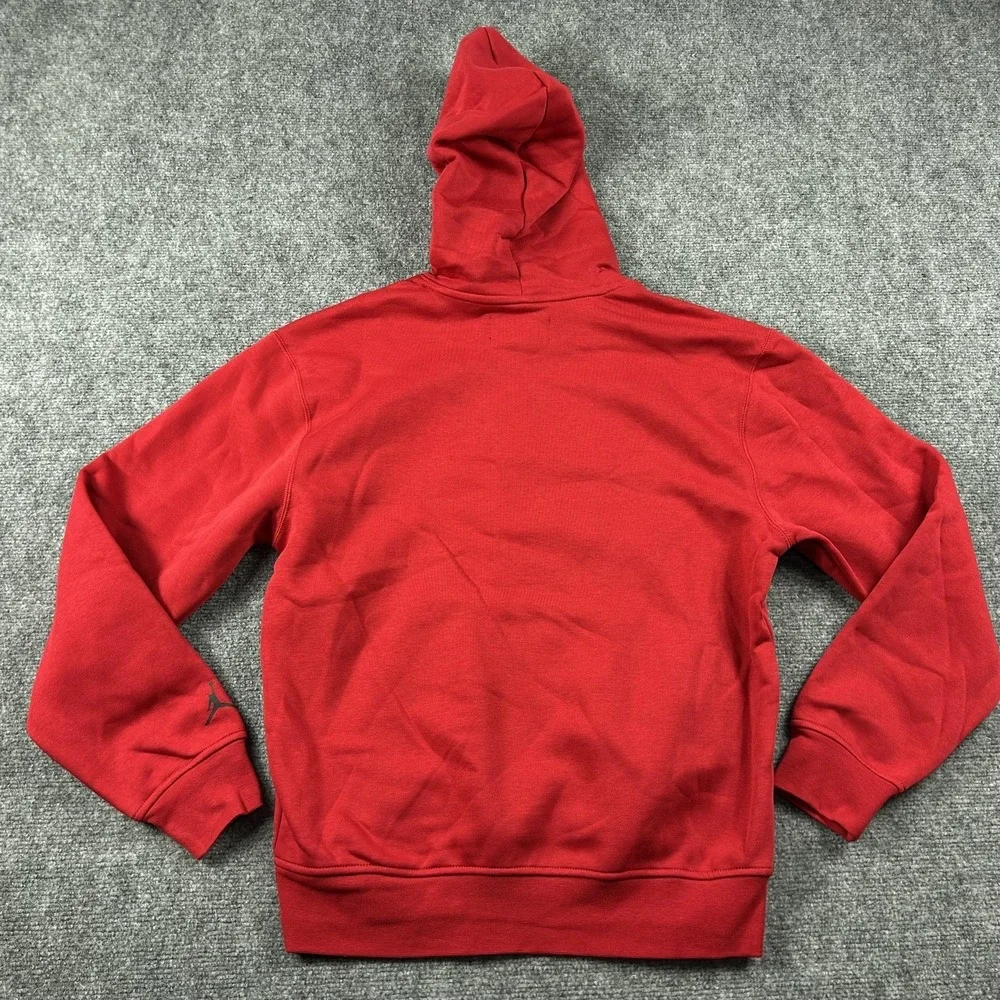 Jordan Hoodie Mens Small Red Christmas Air Jordan 1‎ Graphic Pullover Sweatshirt